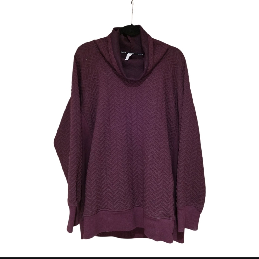PBX Quilted Cowlneck Woman's Sweatshirt